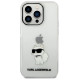 Karl Lagerfeld Ikonik Choupette case for iPhone 14 Pro - transparent