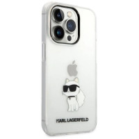 Karl Lagerfeld Ikonik Choupette case for iPhone 14 Pro - transparent