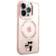 Karl Lagerfeld Etui Karl Lagerfeld Iconic Karl&Choupette MagSafe na iPhone 14 Pro Max - różowe