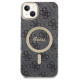 Guess Set Guess GUBPP14SH4EACSK Case+ Charger iPhone 14 6.1" black/black hard case 4G Print MagSafe