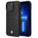 BMW Case BMW BMHCP14L22RSEPK iPhone 14 Pro 6.1" black/black Leather Card Slot