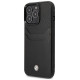 BMW Case BMW BMHCP14L22RSEPK iPhone 14 Pro 6.1" black/black Leather Card Slot