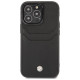 BMW Case BMW BMHCP14L22RSEPK iPhone 14 Pro 6.1" black/black Leather Card Slot