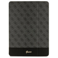 Guess Etui Guess 4G Stripe Allover na iPad Pro 12.9" - czarne