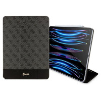 Guess Etui Guess 4G Stripe Allover na iPad Pro 12.9" - czarne