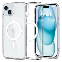 Spigen Ultra Hybrid Mag Case with MagSafe for iPhone 15 Plus - White