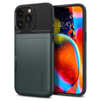 Spigen Slim Armor CS Case for iPhone 15 Pro Max - Dark Green