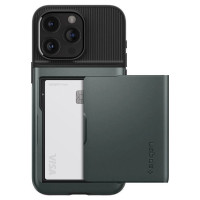 Spigen Slim Armor CS Case for iPhone 15 Pro Max - Dark Green