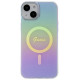 Guess IML Iridescent MagSafe case for iPhone 15 Plus - purple