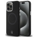 Mercedes Silicone Bicolor MagSafe case for iPhone 15 Pro - black