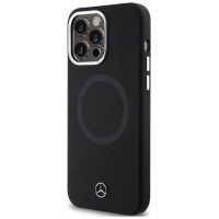 Mercedes Silicone Bicolor MagSafe case for iPhone 15 Pro - black