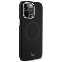 Mercedes Silicone Bicolor MagSafe case for iPhone 15 Pro - black