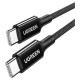 Ugreen US557 USB-C / USB-C PD cable 100W 1m - black