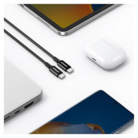 Ugreen US557 USB-C / USB-C PD cable 100W 1m - black
