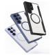 Dux Ducis Skin X Pro case for Samsung S24 Ultra with magnetic ring and flap - blue