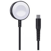 Choetech T319 MFI 5W wireless charger for Apple Watch + USB-C cable - black