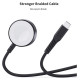 Choetech T319 MFI 5W wireless charger for Apple Watch + USB-C cable - black
