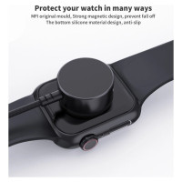 Choetech T319 MFI 5W wireless charger for Apple Watch + USB-C cable - black