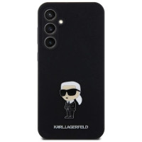 Karl Lagerfeld Silicone Ikonik Metal Pin case for Samsung Galaxy S23 FE - black