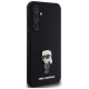 Karl Lagerfeld Silicone Ikonik Metal Pin case for Samsung Galaxy S23 FE - black