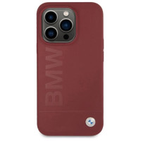 BMW Silicone Big Logo MagSafe case for iPhone 15 Pro - red