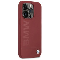 BMW Silicone Big Logo MagSafe case for iPhone 15 Pro - red