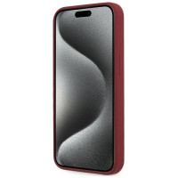 BMW Silicone Big Logo MagSafe case for iPhone 15 Pro - red