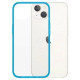 Panzerglass ClearCase antibacterial case with Military Grade certificate for iPhone 13 / 14 / 15 - transparent blue