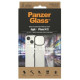 Panzerglass ClearCase antibacterial case for iPhone 14 / 15 / 13 - transparent and black