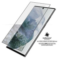 Panzerglass E2E Microfracture antibacterial glass for Samsung Galaxy S22 Ultra - with black frame