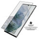Panzerglass E2E Microfracture antibacterial glass for Samsung Galaxy S22 Ultra - with black frame