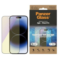 Panzerglass Ultra-Wide Fit Antibacterial Tempered Glass with Blue Light Filter and Positioner for iPhone 14 Pro