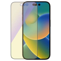 Panzerglass Ultra-Wide Fit Antibacterial Tempered Glass with Blue Light Filter and Positioner for iPhone 14 Pro