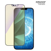 Panzerglass Ultra-Wide Fit Antibacterial Tempered Glass with Blue Light Filter and Positioner for iPhone 14 Plus / 13 Pro Max