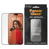 Panzerglass Ceramic Protection ceramic glass for iPhone 15 Pro with positioner