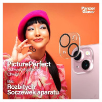 Panzerglass Picture Perfect camera protection for iPhone 15 / 15 Plus - with black frame