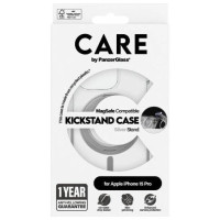 Panzerglass CARE by PanzerGlass Kickstand Case MagSafe for iPhone 15 Pro - silver