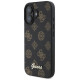 Guess Peony Script MagSafe iPhone 16 Case - Black