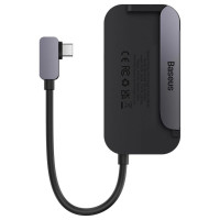 Baseus PadJoy universal USB-C HUB for tablet / smartphone 4in1 USB-C - dark gray