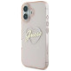Guess IML Heart iPhone 16 Case - Pink