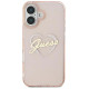 Guess IML Heart iPhone 16 Case - Pink