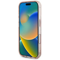 Guess IML Heart iPhone 16 Case - Pink