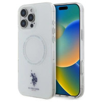 U.s. Polo Assn. US Polo IML Ring MagSafe Case for iPhone 16 Pro Max - White