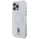 U.s. Polo Assn. US Polo IML Ring MagSafe Case for iPhone 16 Pro Max - White