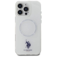 U.s. Polo Assn. US Polo IML Ring MagSafe Case for iPhone 16 Pro Max - White