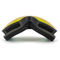 Qunature Black Ski Goggles Kids (Size M/L) - Black