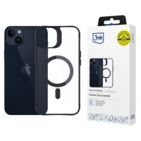 3Mk Protection 3mk Satin Armor MagCase with MagSafe for iPhone 14 Plus - Clear with Black Frame