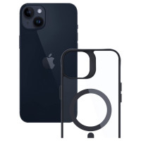 3Mk Protection 3mk Satin Armor MagCase with MagSafe for iPhone 14 Plus - Clear with Black Frame