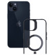 3Mk Protection 3mk Satin Armor MagCase with MagSafe for iPhone 14 Plus - Clear with Black Frame