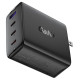 Acefast A96 PD100W GaN Charger (3 x USB-C + 1x USB-A) with US Plug - Black